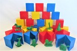 ALPHABET OBJECT MATCHING BLOCKS