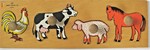 FARM ANIMALS INSET PUZZLE