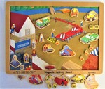 MAGNETIC ACTIVITY BOARD - CONSTRUCTION SITE