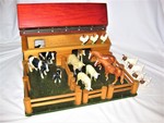 FARMYARD (wooden) AND ANIMALS