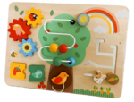 WOODEN ACTIVITY BENCH