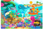 UNDER THE SEA  GIANT FLOOR PUZZLE