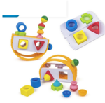 LALABOOM 3-IN-1 SHAPE SORTER