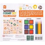 WOODEN STAMP SET - ANIMAL ADVENTURE