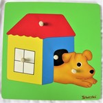 DOG IN KENNEL PUZZLE