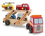 Wooden Emergency Vehicle Carrier Truck