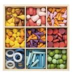 Wooden rainbow loose parts tray - Freckled Frog