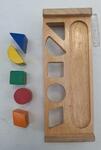 Slotted 5 piece wooden stand