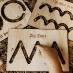 Pre writing stencils