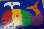 Wooden Whale Puzzle