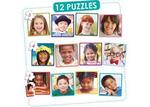 12 Puzzles Happy Children of the World