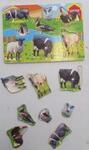 One-Peg Farm Animal Puzzle