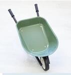 Green wheelbarrow
