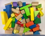 Wooden Mixed Blocks Set