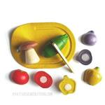 Plan Toys vegetable chopping set