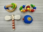 Assorted Wooden Rattles