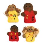 Aboriginal Family Felt Puppets