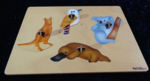 Australian Animals Knobbed Puzzle 