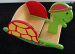 Wooden Rocking Turtle