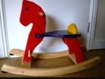 Wooden Rocking Horse 