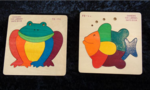 Frog & Fish Puzzle Set