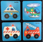 Emergency Vehicle Puzzle Set