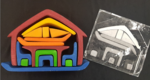 Wooden Jigsaw House