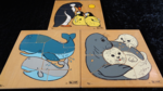 Seals, Penguins & Whale Puzzle set  