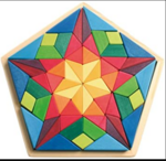 Pentagon Geometric Puzzle 