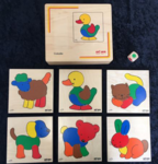 Colour Dice Game & Puzzle Set 