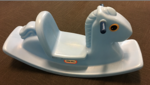 Blue Rocking Horse 