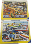 Little Airport and Construction Site puzzles (set of 2)