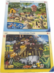 Noah's Ark and Farm Animal Puzzles (Set of 2)