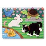 Pets Touch and Feel Textured Wooden Puzzle