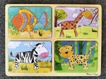 Melissa & Doug Wooden Puzzle Animal Patterns 