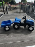 New Holland and trailer
