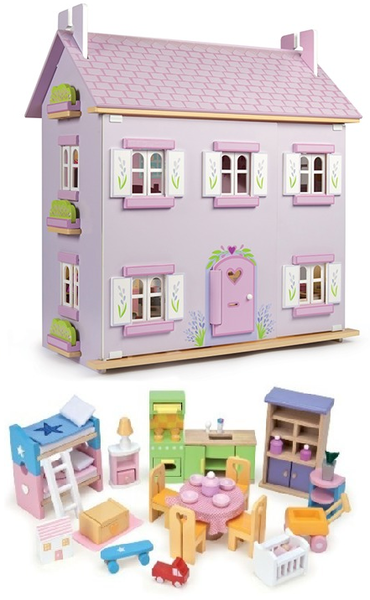 70: wooden dolls house