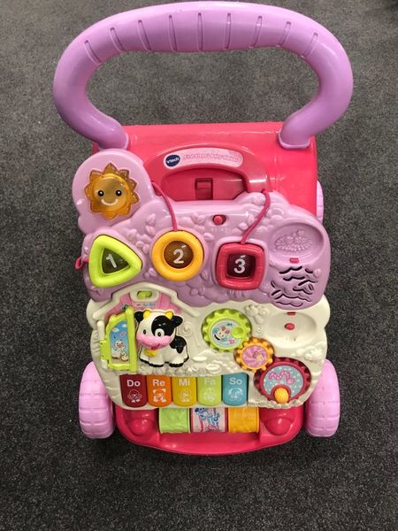 208: V Tech Pink 1st step baby walker