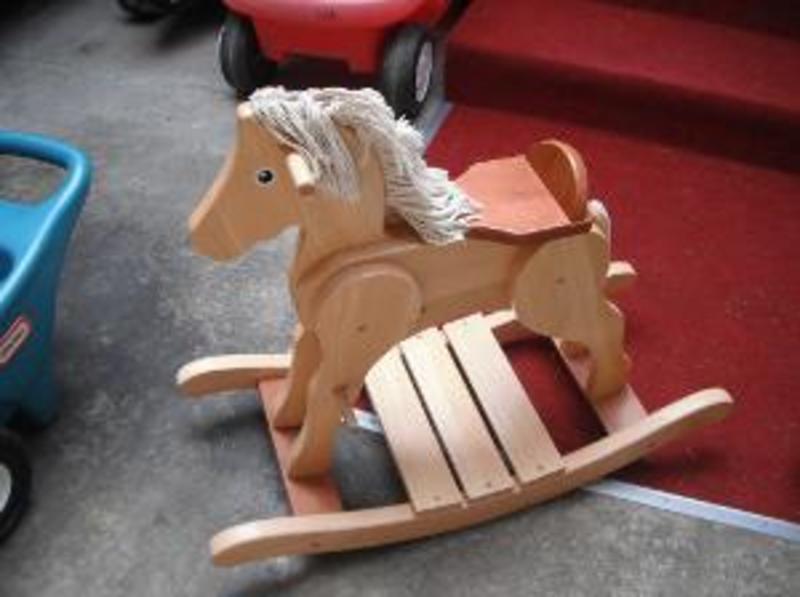 286: Wooden Rocking Horse