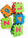 Foam Alphabet and number puzzles pieces