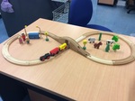 WOODEN TRAIN SET