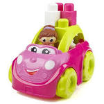 PINK AND GREEN WAGON WITH BLOCKS
