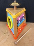 Wooden Triangle Music Cube