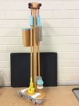 Broom Set and Stand