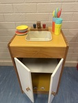 COLOURFUL WOODEN SINK