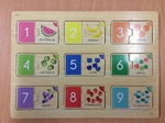 Fruit and Number Puzzle