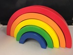 Over the Rainbow Wooden Stacking Blocks