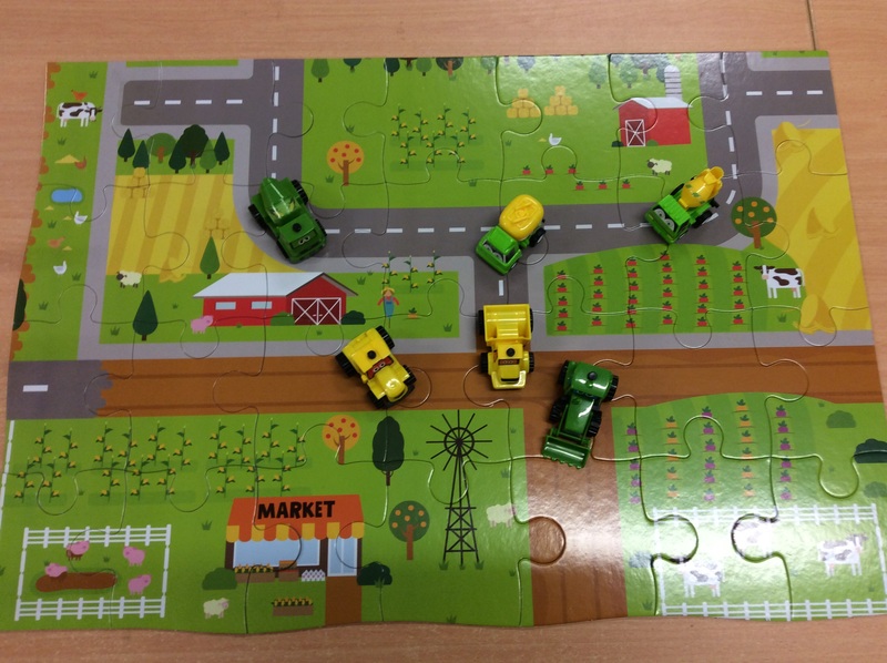 C2.101.4: Farm Puzzle with vehicles