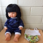 Miniland Doll with outfit