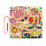 Hape Fun Farm Magnetic Marble Wooden Maze